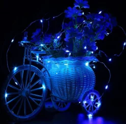 springos Kerstlichtsnoeren^ Kerstverlichting | Binnen & Buiten | 30 M + 3 M Snoer | 300 Led | Inclusief Afstandsbediening | Blauw