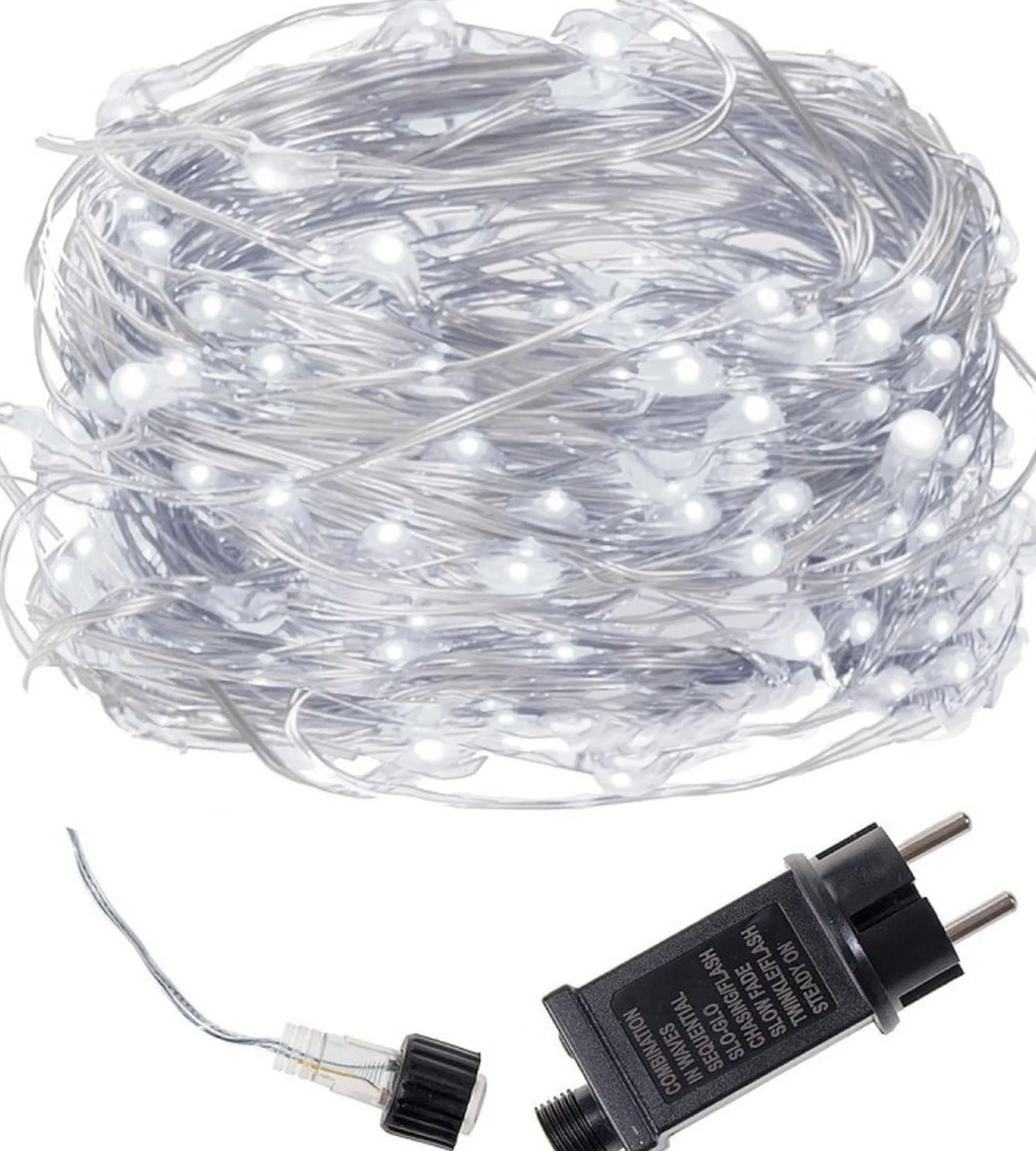 springos Kerstlichtsnoeren^ Kerstverlichting | Binnen & Buiten | 48 M + 3 M Snoer | 480 Led | Koud Wit