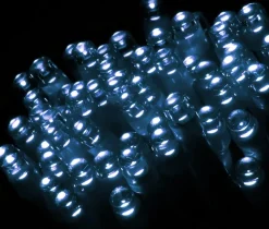 springos Kerstlichtsnoeren^ Kerstverlichting - Batterij - Afstandsbediening - 9 M - 120 Led - Koel Wit