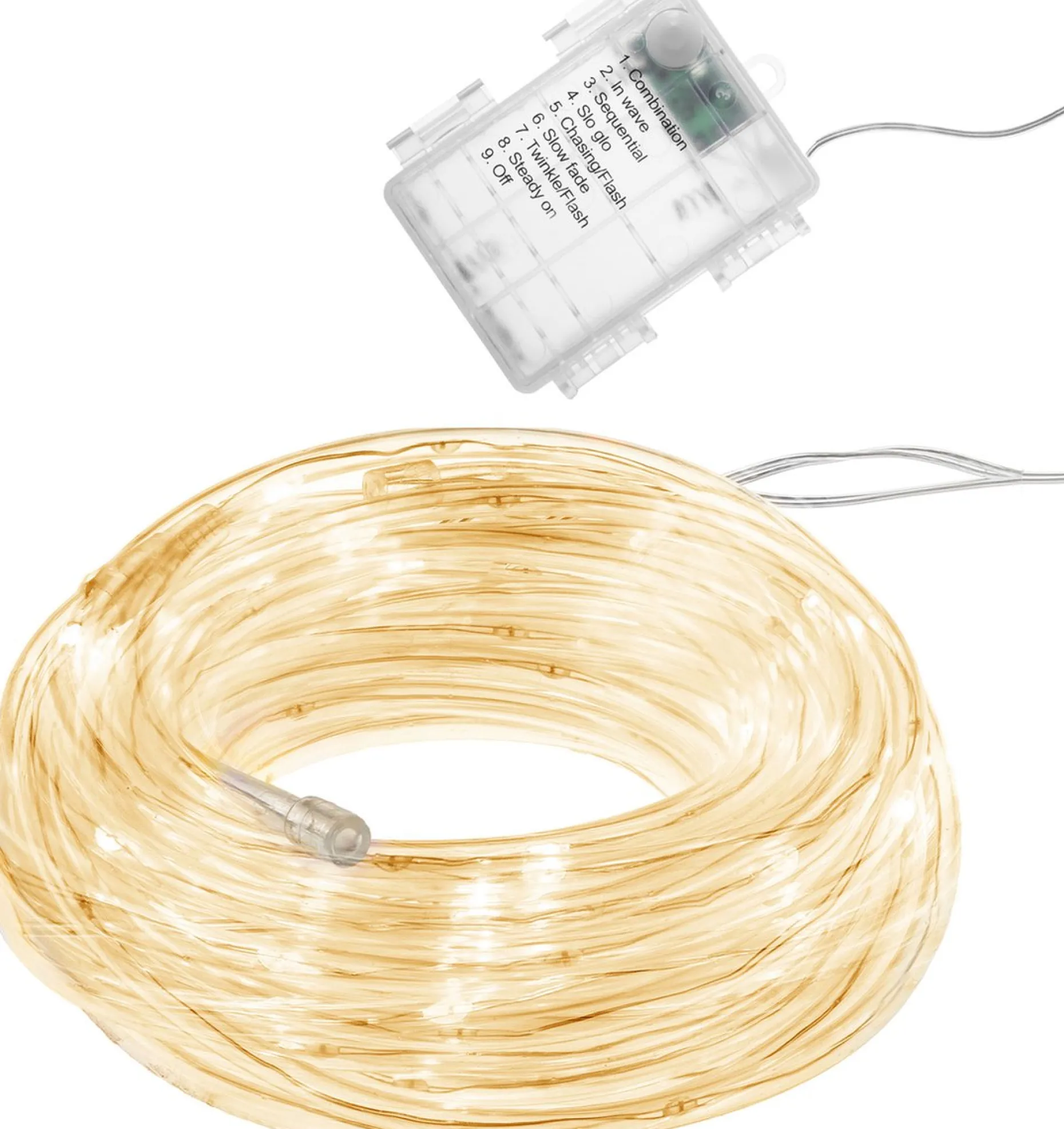 springos Lichtslangen^ Kerstverlichting | Lichtslang | 5 M | Batterij | 50 Led |