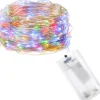 springos Kerstlichtsnoeren^ Kerstverlichting | 0.9 M | Waterdicht | Op Batterij | Led-Verlichting | Multicolor