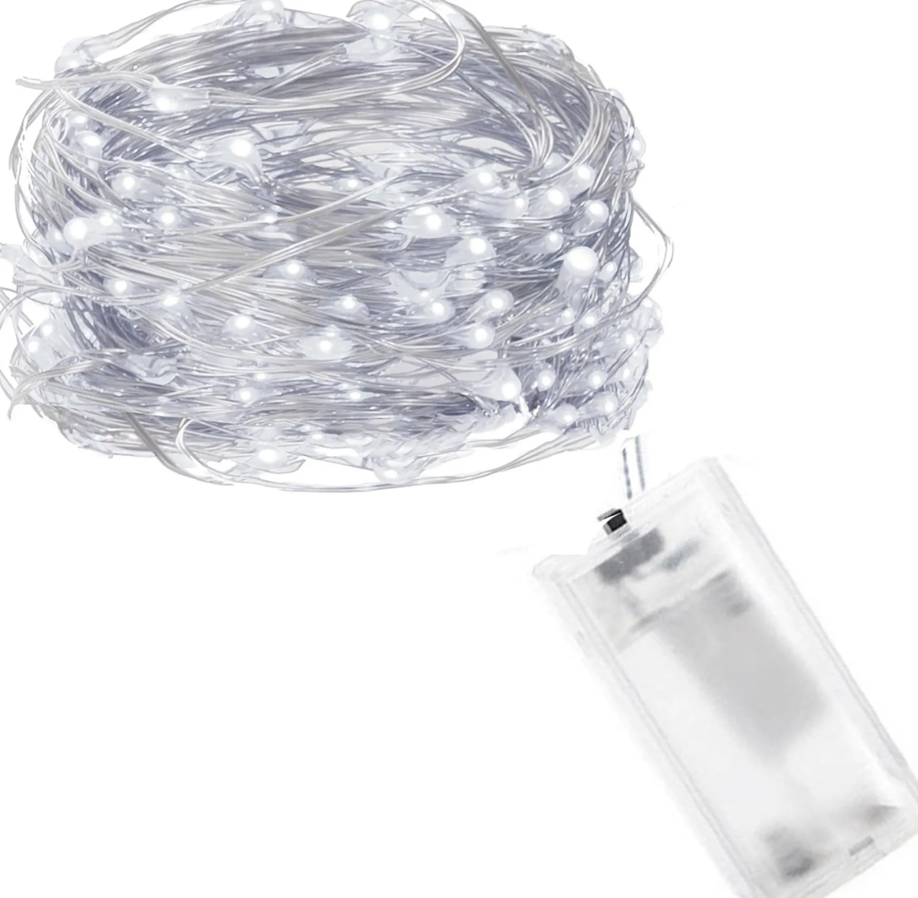 springos Kerstlichtsnoeren^ Kerstverlichting | 0.9 M | Waterdicht | Op Batterij | Led-Verlichting | Koel Wit