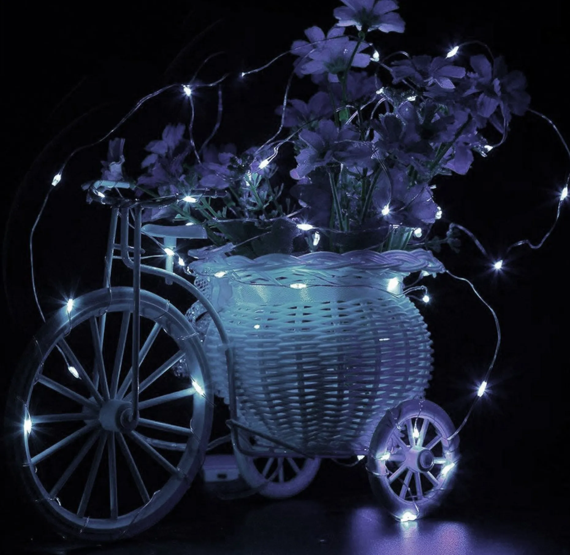 springos Kerstlichtsnoeren^ Kerstverlichting | 0.9 M | Waterdicht | Op Batterij | Led-Verlichting | Koel Wit