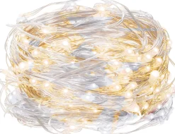 springos Kerstlichtsnoeren^ Kerstverlichting | 1.9 M | Waterdicht | Op Batterij | Led-Verlichting | Warm Wit/Koel Wit
