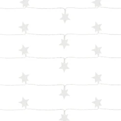 springos Kerstlichtsnoeren^ Kerstverlichting - Ster - Binnen & Buiten - 5 M - Batterij - 50 Led - Warm Wit
