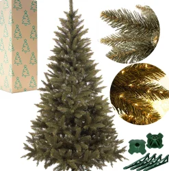 springos Kunstkerstbomen^ Kunstkerstboom | Caucasian Spruce | 180 Cm | Zonder Verlichting