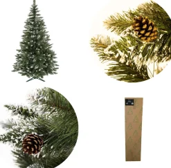 springos Kunstkerstbomen^ Kunstkerstboom | Diamond Pine | 220 Cm | Zonder Verlichting