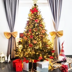 springos Kunstkerstbomen^ Kunstkerstboom | Mountain Spruce | 220 Cm | Zonder Verlichting