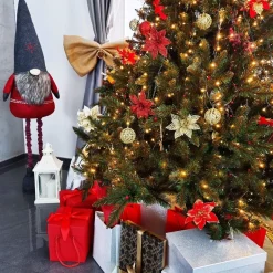 springos Kunstkerstbomen^ Kunstkerstboom | Mountain Spruce | 220 Cm | Zonder Verlichting