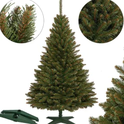 springos Kunstkerstbomen^ Kunstkerstboom | Mountain Spruce | 220 Cm | Zonder Verlichting