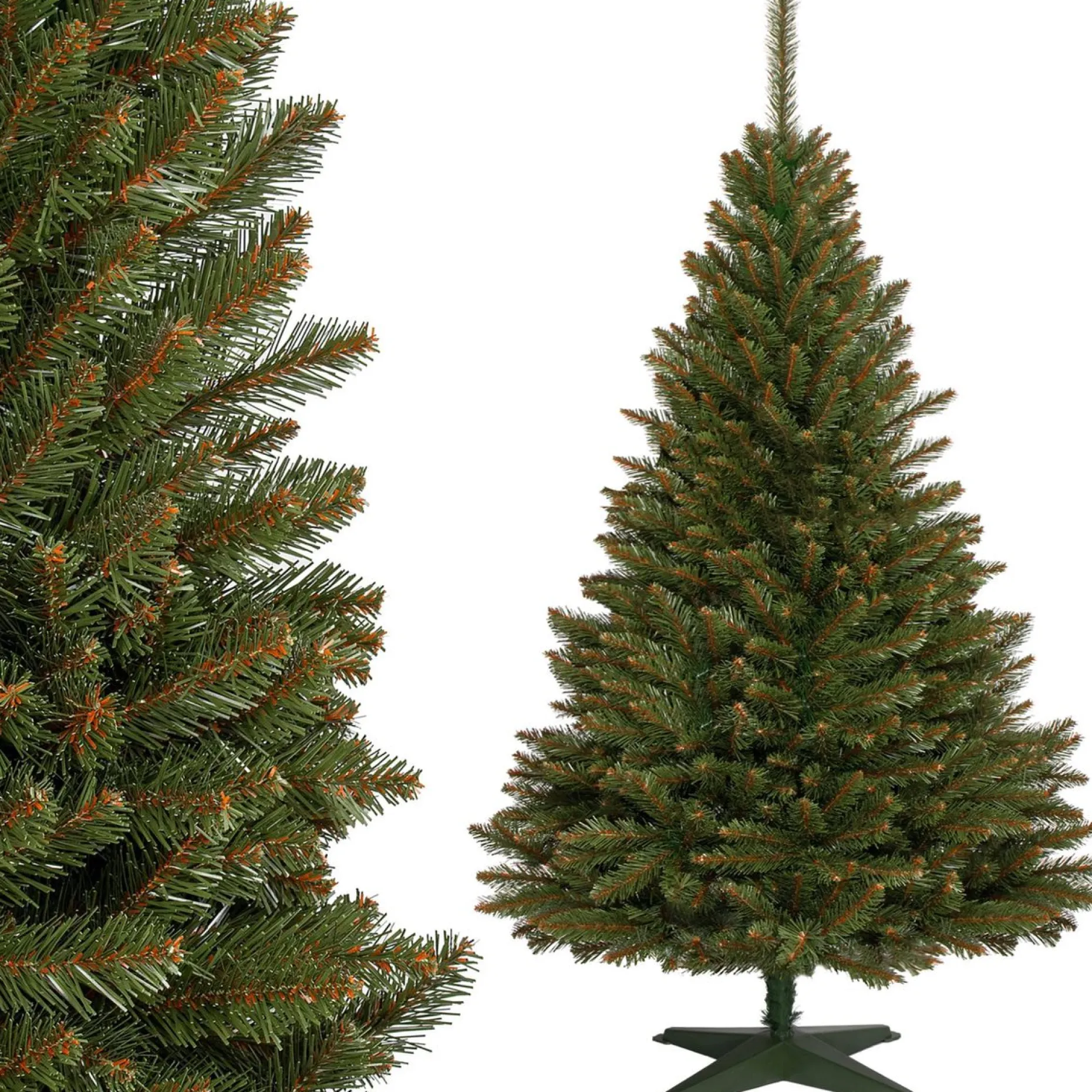 springos Kunstkerstbomen^ Kunstkerstboom | Mountain Spruce | 220 Cm | Zonder Verlichting
