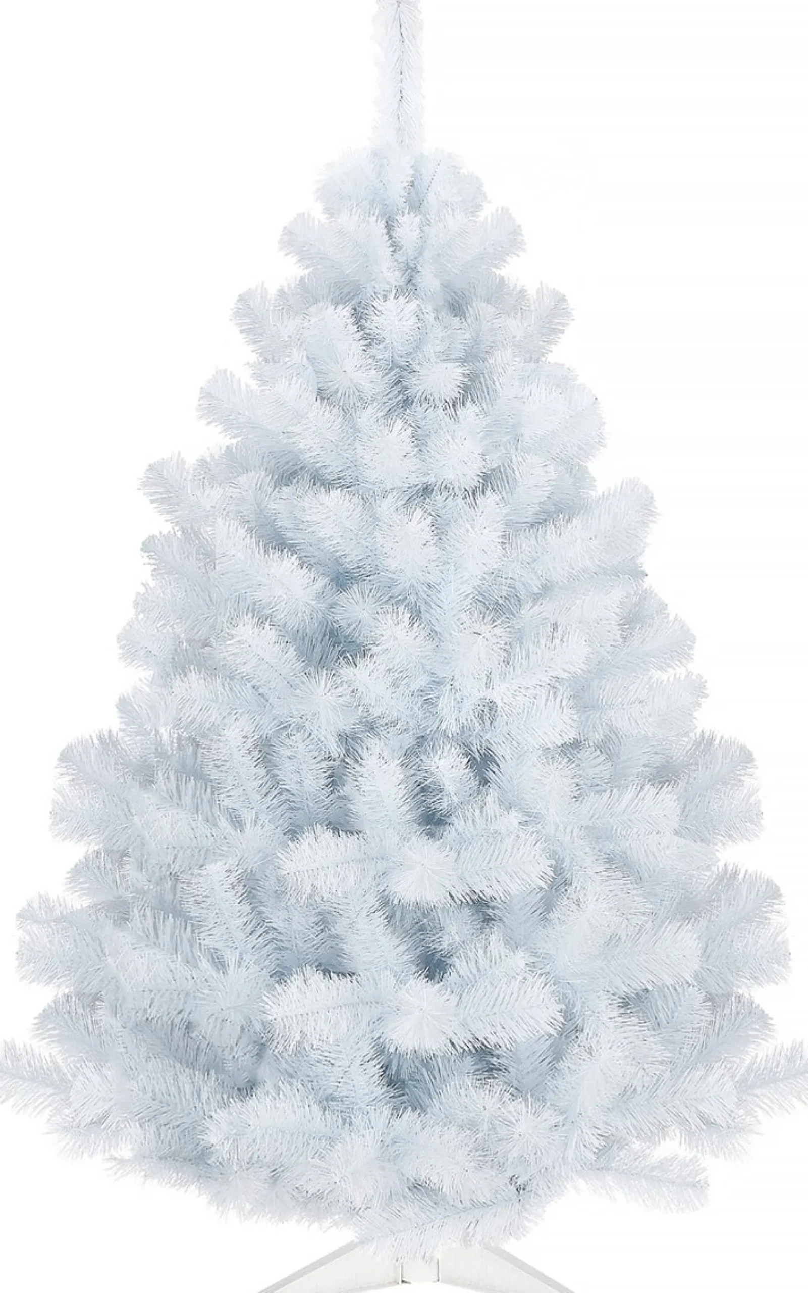 springos Kunstkerstbomen^ Kunstkerstboom | White Fir | Zonder Verlichting | Wit | 150 Cm