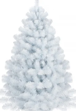 springos Kunstkerstbomen^ Kunstkerstboom | White Fir | Zonder Verlichting | Wit | 150 Cm