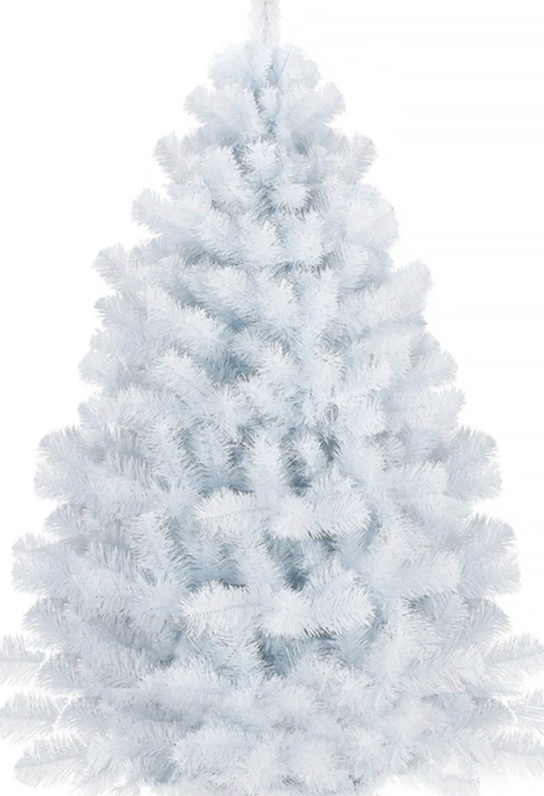 springos Kunstkerstbomen^ Kunstkerstboom | White Fir | Zonder Verlichting | Wit | 150 Cm