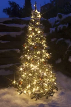 Star-Max Kerstlichtsnoeren^ Led Kerstverlichting Lichtstreng Met 200 Warm Witte Leds Voor Binnen En Buiten