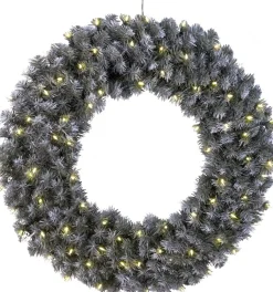 Star Trading Kerstkrans Voor Deur | Kerstkrans Met Lichtjes 90 Cm | Led-Krans Kerstmis | Verlichte Kransdeco | Kerstkrans Deurkrans | Kerstkrans Led | Krans Deur Kerst Cheap