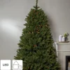 Star Trading Kunstkerstbomen^ Kerstman Fake 2.10M | Kunstkerstboom Met Lichtjes | Kunstkerstbomen | Kunstkerstboom Met Verlichting | Led-Kerstboom Buiten | Led-Kerstboom