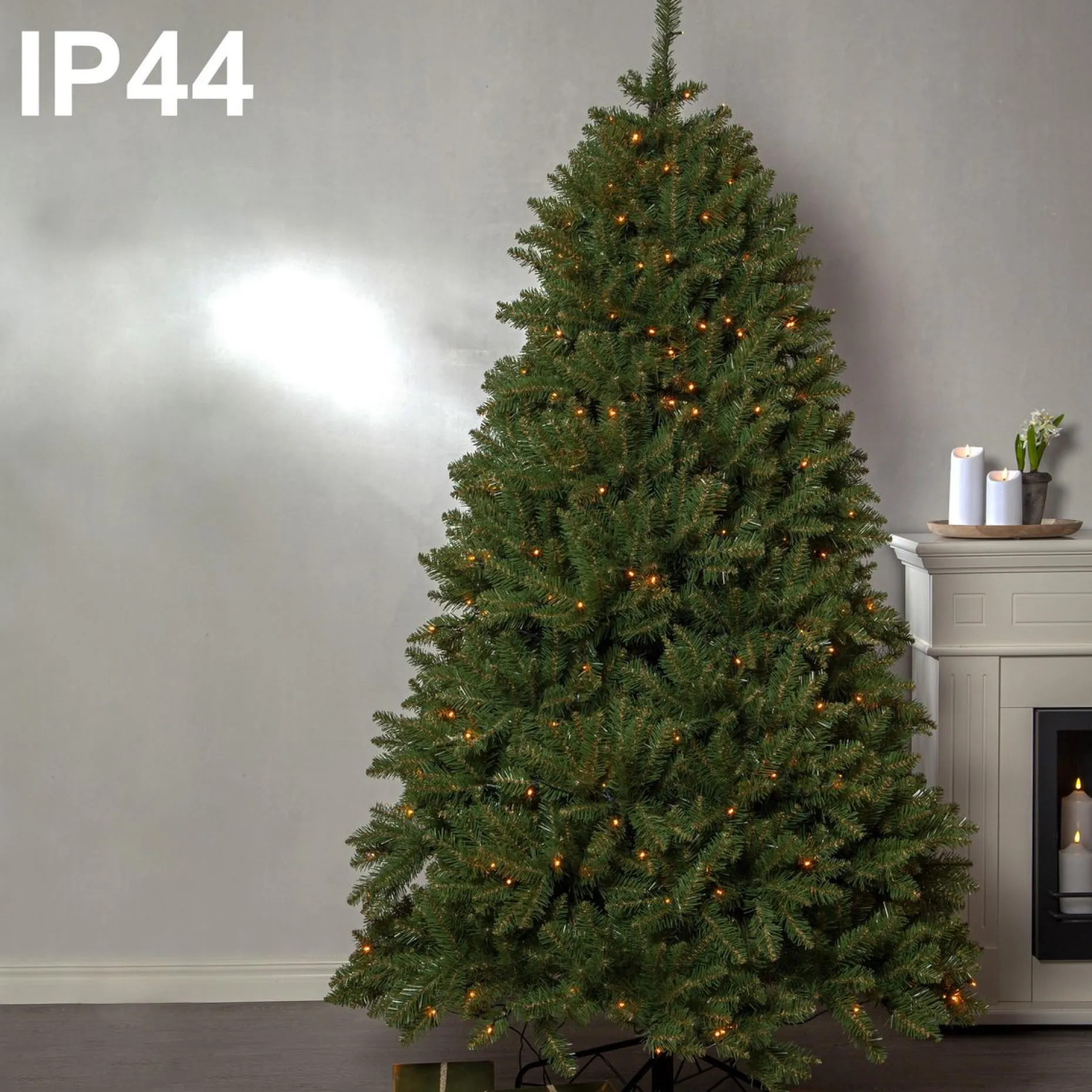 Star Trading Kunstkerstbomen^ Kerstman Fake 2.10M | Kunstkerstboom Met Lichtjes | Kunstkerstbomen | Kunstkerstboom Met Verlichting | Led-Kerstboom Buiten | Led-Kerstboom