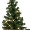Star Trading Kunstkerstbomen^ Toppy Kunstkerstboom Van, Kleine Kerstboom In Het Groen Met Led-Lichtketting En Timer Voor Binnen, Warm Wit, Werkt Op Batterijen, Hoogte: 45 Cm