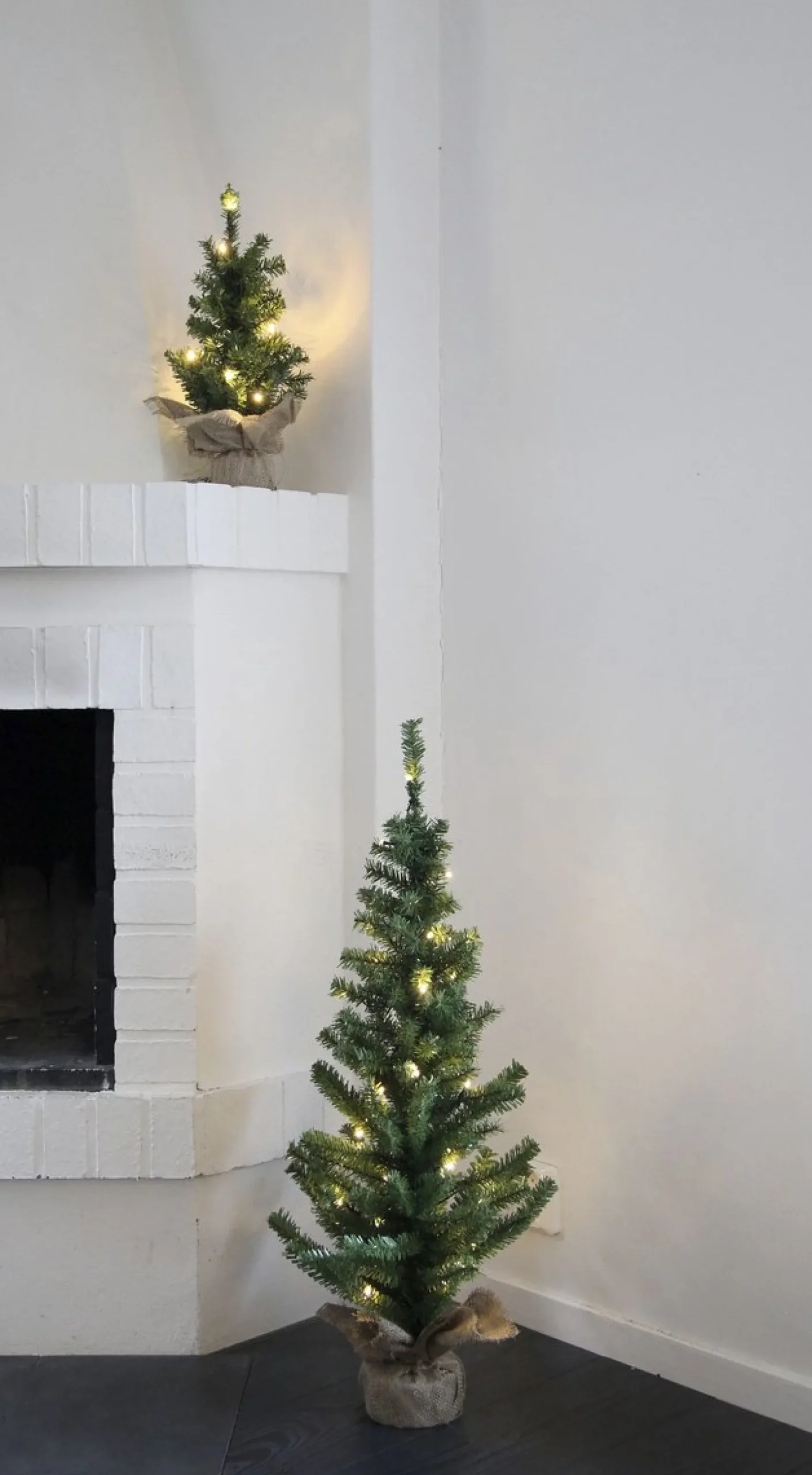 Star Trading Kunstkerstbomen^ Toppy Kunstkerstboom Van, Kleine Kerstboom In Het Groen Met Led-Lichtketting En Timer Voor Binnen, Warm Wit, Werkt Op Batterijen, Hoogte: 45 Cm
