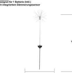 Star Trading Kerstlasers^ Zonnepadverlichting Vuurwerk Solar