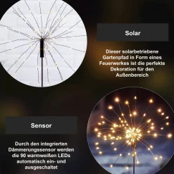 Star Trading Kerstlasers^ Zonnepadverlichting Vuurwerk Solar