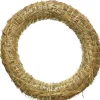 Merkloos Stro Kerstkrans Om Te Decoreren 20 Cm - Kerst Deurkransen - Strokransen Discount