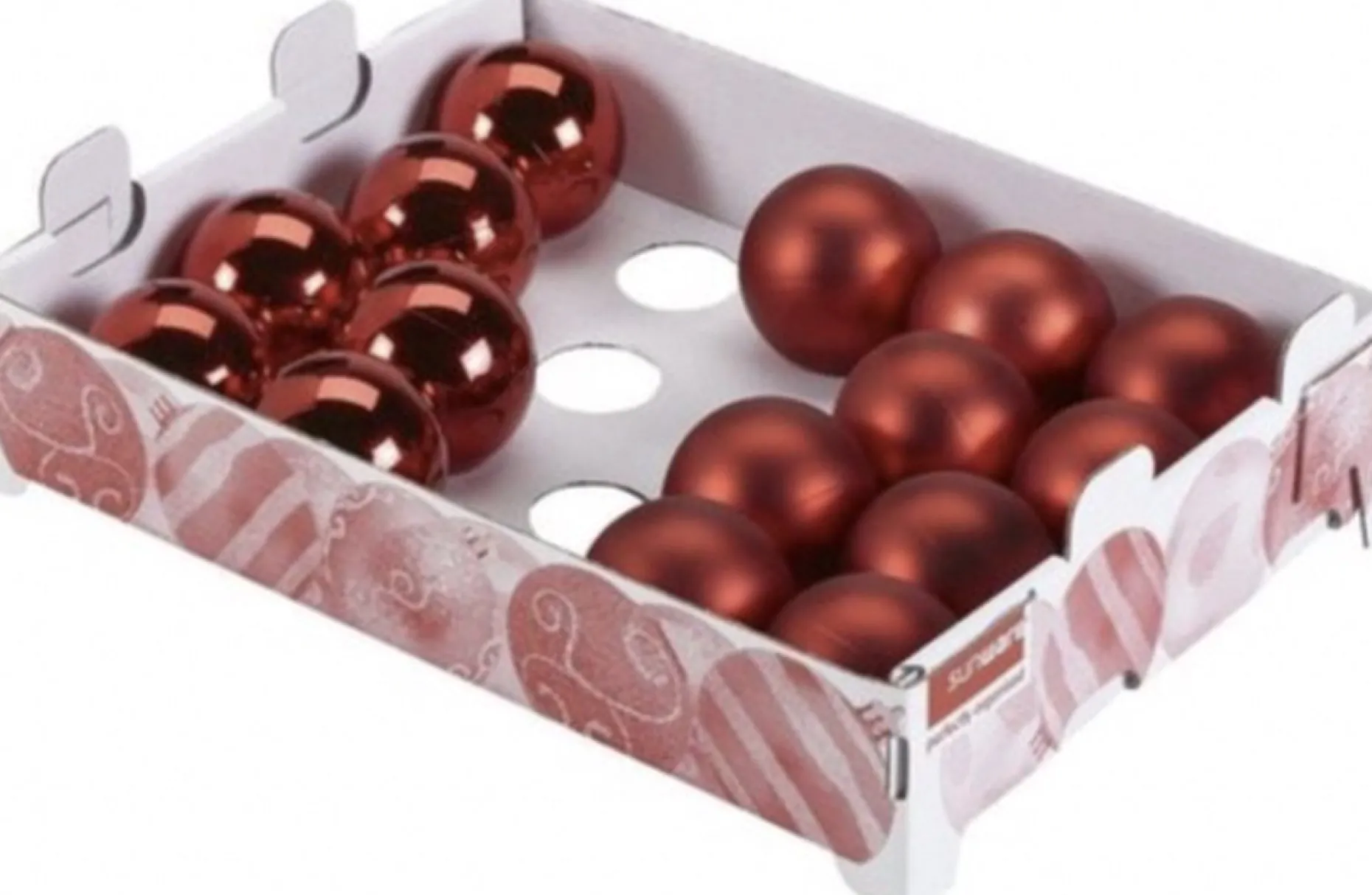 Sunware Kerstspullen Opbergers^ Kerstballenbox Q-Line - 15 Liter - Set Van 2 Stuks