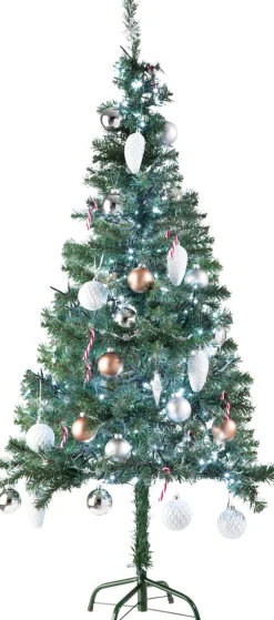Tectake Kunstkerstbomen^ - Kunstmatige Kerstboom - 150 Cm - 310 Punten - Groen - 402817