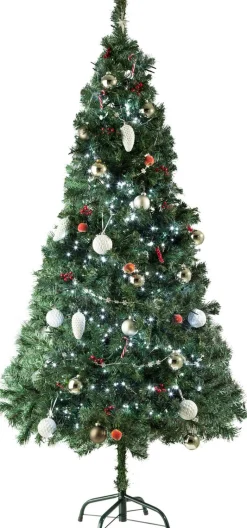 Tectake Kunstkerstbomen^ - Kunstmatige Kerstboom - 180 Cm - 533 Punten - Groen - 402820