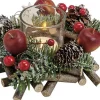 * Theelicht Kerstkrans - Small - 14X8X14 Cm New