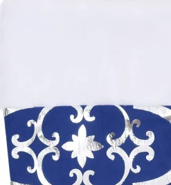 The Living Store Kerstboomstandaarden^ Kerstboomrok Luxe Met Sok 122 Cm Stof Kerstboomrok Blauw
