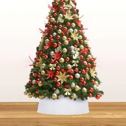 The Living Store Kerstboomstandaarden^ Kerstboomrok O54X19-5 Cm Kerstboomrok