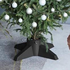 The Living Store Kerstboomstandaarden^ Kerstboomstandaard Kunststof - 55.5 X 55.5 X 15 Cm - 2.1 M - 1.3 Liter - 40-105 Mm - Montage Vereist