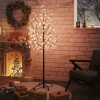 The Living Store Decoratieve Kerstbomen^ Led-Boom - Kersenbloesem Look - 43 X 43 X 120 Leds - 8 Lichteffecten - Verstelbare Takken - Stabiele Basis - Warmwit Licht - Kan Buiten Gebruikt Worden - Inclusief Usb 150 Cm