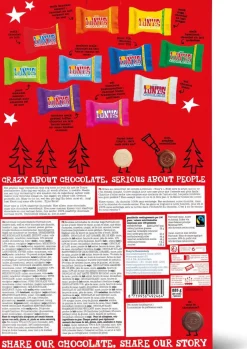 Tonyu0027s Chocolonely Adventskalenders^Tony's Chocolonely Mega Kerst Adventskalender Chocolade 2023 - Grote Aftelkalender - Kerst Cadeau - Sint Kado - 10 Verschillende Smaken Tiny Tony's In Een Kerstkalender - Fairtrade Belgische Chocolade