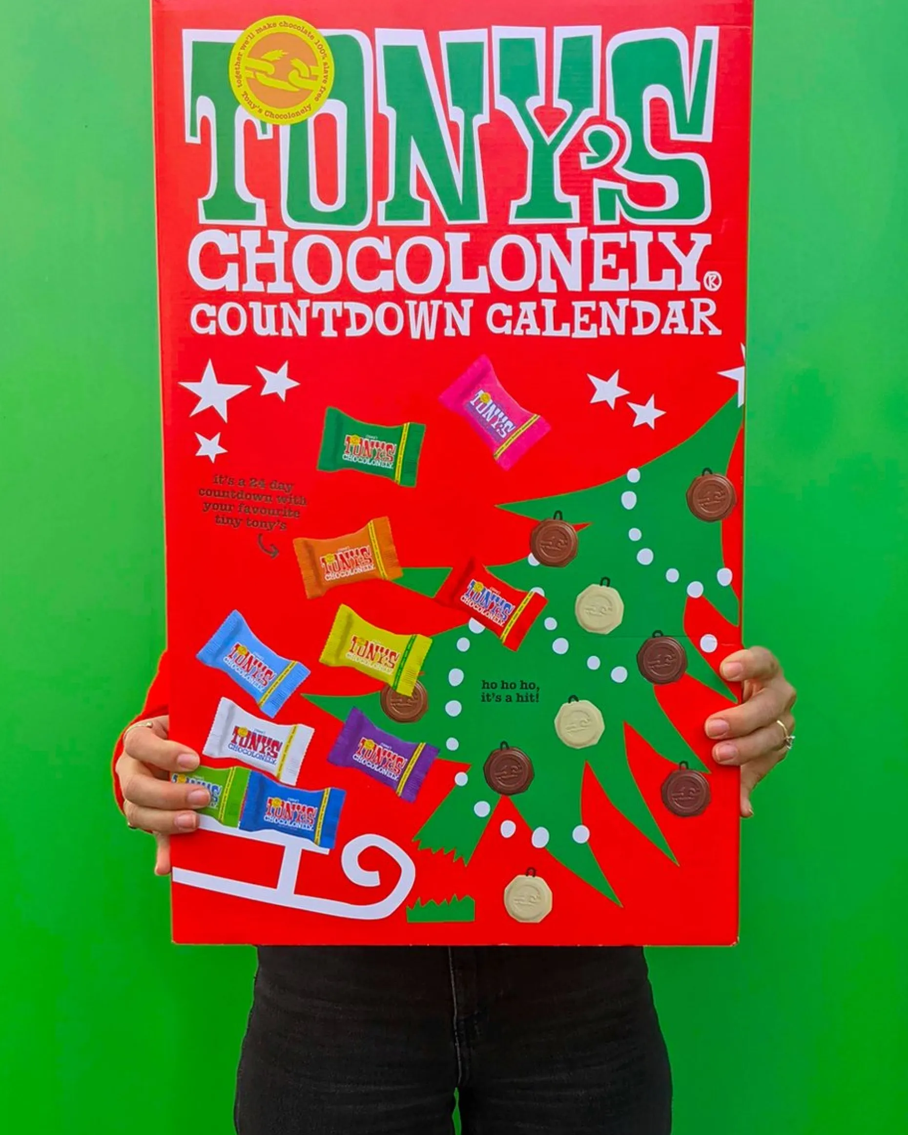 Tonyu0027s Chocolonely Adventskalenders^Tony's Chocolonely Mega Kerst Adventskalender Chocolade 2023 - Grote Aftelkalender - Kerst Cadeau - Sint Kado - 10 Verschillende Smaken Tiny Tony's In Een Kerstkalender - Fairtrade Belgische Chocolade