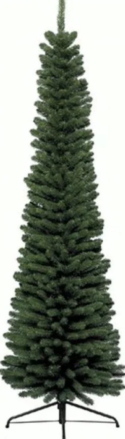 Everlands Kunstkerstbomen^Treb Classic Pencil Pine Kunstkerstboom - 180 Cm Hoog - Zonder Verlichting