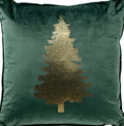 Sierkussen.nl Tree - Kussenhoes 45X45 Cm Kerst Decoratie - Velvet Shop