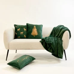 Merkloos Tree - Sierkussen 45X45 Cm Kerst Decoratie - Velvet Cheap