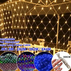 Trendopolis Lichtslangen^ Magical Net Mesh Fairy String Lights - Betoverend Buitenlicht - 8 Verbluffende Modi - Waterdicht & Duurzaam - Eenvoudige Installatie