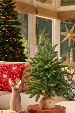 Triumph Tree Kunstkerstbomen^ Abies Nordmann Deluxe Kunstkerstboom - H60 X O53 Cm - Groen