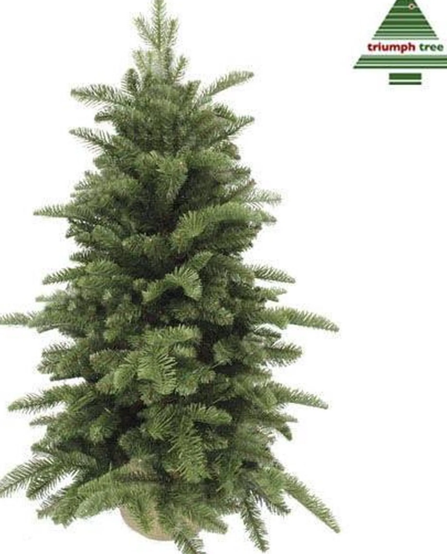 Triumph Tree Kunstkerstbomen^ Abies Nordmann Deluxe Kunstkerstboom - H60 X O53 Cm - Groen