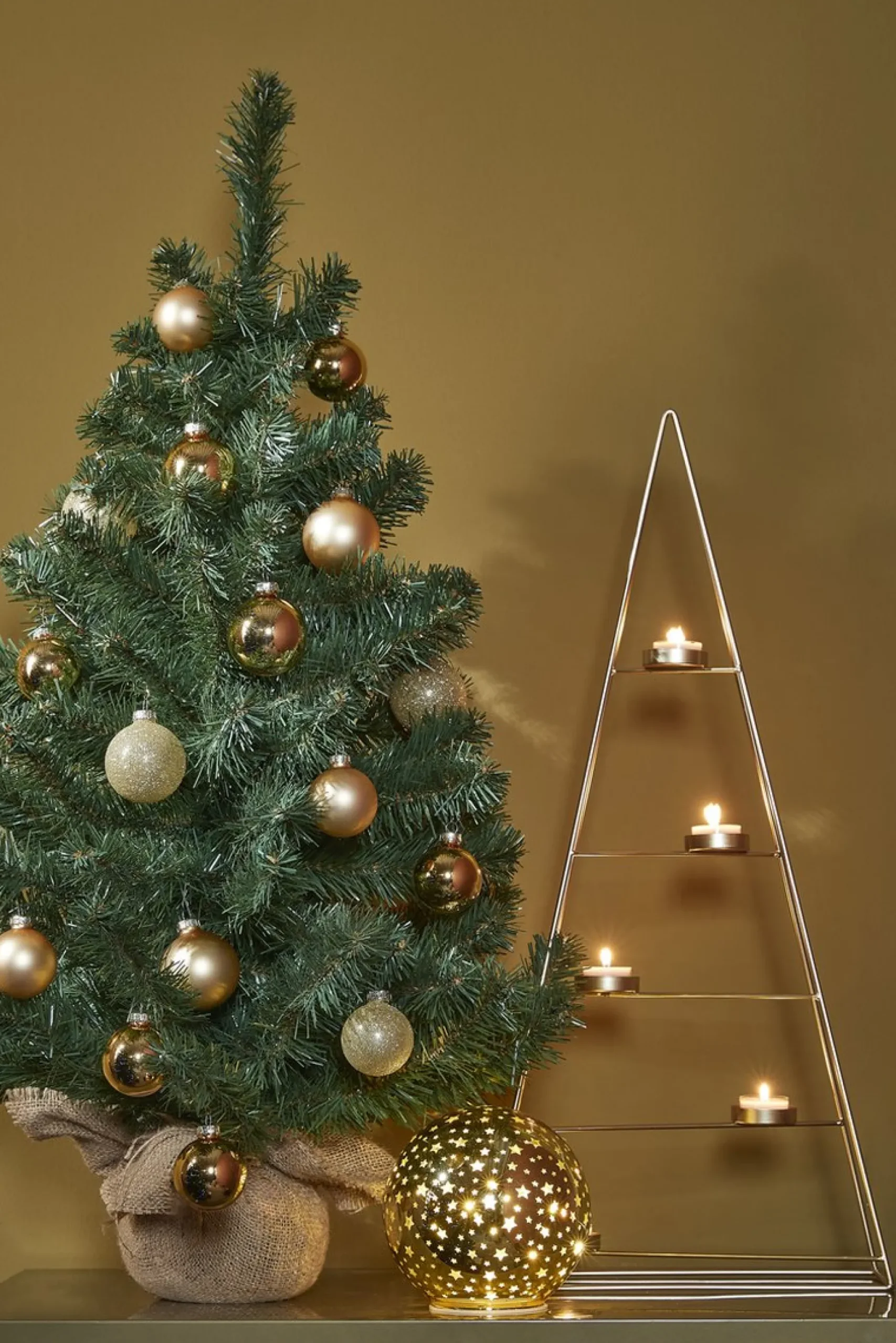 Triumph Tree Kunstkerstbomen^ Alpine Kunstkerstboom In Jute - H90 X O66 Cm - Groen
