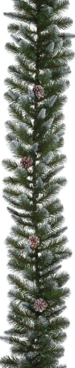 Triumph Tree - Empress Guirlande Groen Frosted Tips 210 - L270Xd33Cm - Kerstbomen Online