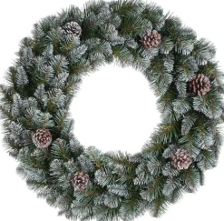 Triumph Tree Empress Kerstkrans - O90 Cm - Frosted Green Cheap