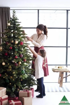 Triumph Tree Kunstkerstbomen^ - Forest Frosted Blauw Kerstboom Hoogte 120 Cm