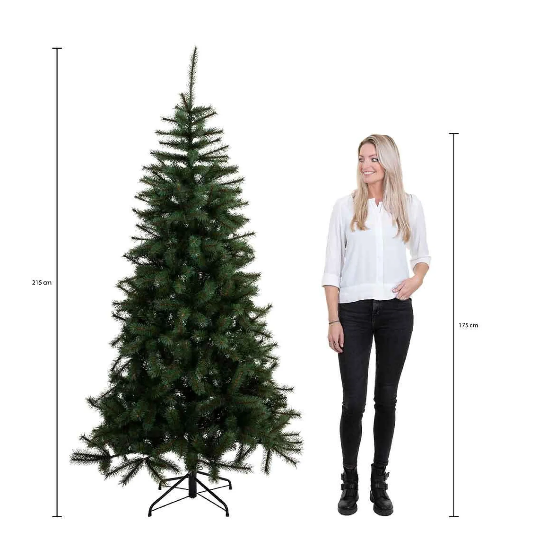 Triumph Tree Kunstkerstbomen^ - Forest Frosted Blauw Kerstboom Hoogte 215 Cm