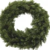Triumph Tree - Forest Frosted Krans Groen Tips 320 - D90Cm - Kerstbomen Sale