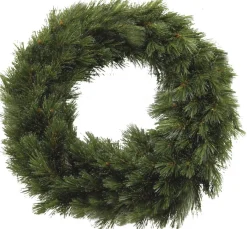 Triumph Tree - Forest Frosted Krans Groen Tips 320 - D90Cm - Kerstbomen Sale